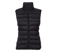 b.young BYBELENA Damen Weste Steppweste Outdoor Weste Stehkragen Puffer-Weste Normale Länge Reißverschluss, Größe:38, Farbe:Black (200451)