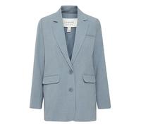 b.young BYDANTA 2B Blazer Damen Blazer Jackenblazer glattes Futter Reverskragen 64% Polyester, 32% Viskose, 4% Elasthan Relaxed fit, Größe:40, Farbe:True Navy Melange (1940301)