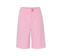 b.young BYDANTA Bermuda Shorts Damen Chino Shorts Bermuda Kurze Stoffhose mit Stretch Knielang Regular-Fit mit ausgestelltem Bein, Größe:40, Farbe:Begonia Pink (152215)