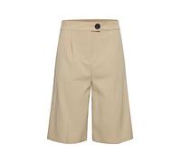 b.young BYDANTA Bermuda Shorts Damen Chino Shorts Bermuda Kurze Stoffhose mit Stretch Knielang Regular-Fit mit ausgestelltem Bein, Größe:40, Farbe:Safari (151116)