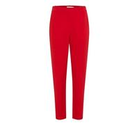b.young BYDanta Crop Pant Damen Hose Stoffhose mit Stretch, Größe:40, Farbe:Goji Berry (181659)