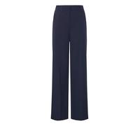 b.young BYDanta Damen Hose Stoffhose Weites Bein mit Bundfalten Gürtelschlaufen Eingrifftaschen Stretch Regular Fit, Größe:40, Farbe:Copenhagen Night (194020)