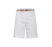 b.young BYDAYS- Damen Chino Shorts Bermuda Kurze Hose 20805588 mit Gürtel, Größe:42, Farbe:Off White (80115)