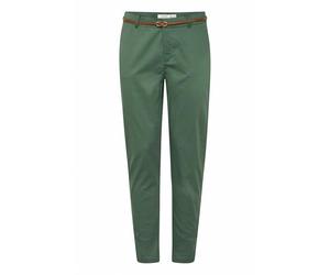 b.young BYDays Damen Hose Chino Stoffhose mit Stretch Eingrifftaschen Gesäßtaschen Gürtelschlaufen Baumwollmischung Slim fit, Größe:42, Farbe:Cilantro (195621)