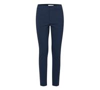 b.young BYDIXI Damen Hose Stoffhose Chinohose mit Eingrifftaschen Gürtelschlaufen elastisch Slim fit, Größe:44, Farbe:Copenhagen Night (194020)