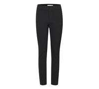 b.young BYDIXI Damen Hose Stoffhose Chinohose mit Eingrifftaschen Gürtelschlaufen elastisch Slim fit, Größe:38, Farbe:Black (200451)