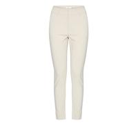 b.young BYDIXI Damen Hose Stoffhose Chinohose mit Eingrifftaschen Gürtelschlaufen elastisch Slim fit, Größe:46, Farbe:Humus (151304)