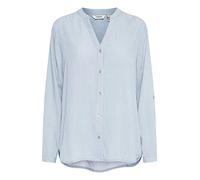 b.young BYFABIANNE Damen Bluse Hemdbluse Langarm mit V-Ausschnitt, Größe:40, Farbe:Brunnera Blue Mix (200633)