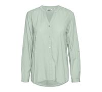b.young BYFABIANNE Damen Bluse Hemdbluse Langarm mit V-Ausschnitt, Größe:42, Farbe:Frosty Green Mix (201069)