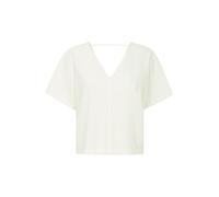 b.young BYFALAKKA Damen Bluse Shirt V-Ausschnitt Leinenmix Relaxed fit, Größe:36, Farbe:Marshmallow (114300)