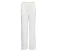 b.young BYFALAKKA Damen Hose Stoffhose Eingrifftaschen Leinenmix Regular fit, Größe:40, Farbe:Marshmallow (114300)