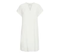 b.young BYFALAKKA V Neck Dress Damen Freizeitkleid aus Leinenmix Kurzarm Gemustert kniefreie Länge Regular-Fit, Größe:46, Farbe:Marshmallow (114300)