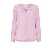b.young BYHialice Damen Bluse Hemdbluse Langarm mit V-Ausschnitt, Größe:40, Farbe:Mauve Mist (153207)