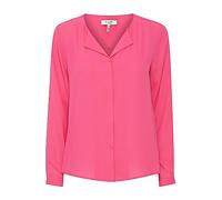 b.young BYHialice Damen Bluse Hemdbluse Langarm mit V-Ausschnitt, Größe:42, Farbe:Very Berry (182336)