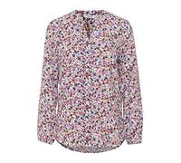 b.young BYJOSA Damen Kurze Bluse mit V-Ausschnitt und Stehkragen, Größe:38, Farbe:Red Violet Mix (201724)