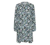 b.young BYJOSA Tunic Dress Tunic Dress - Damen Blusenkleid Lange Bluse Kleid Langarm Gemustert Regular Fit, Größe:36, Farbe:Frosty Green Mix (201069)