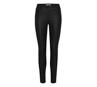 Röhrenhose B.YOUNG "Röhrenjeans BYKato", Damen, Gr. 28, N-Gr, schwarz, Obermaterial: 75% Viskose LENZING ECOVERO CV LenzEcov. 21% Polyamid PA. 4% Elasthan EL., casual, slim fit normal, Jeans (92300667