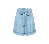 B.young Damen Lyocell Sommer Shorts Blau - Größe: 38
