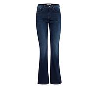 b.young BYLOLA BYLUNI Flare Damen Jeans Denim Hose Flared 5-Poket-Style Baumwolle mit Stretch Slim Fit, Größe:32/32, Farbe:Dark Ink (80930)