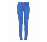 b.young BYLola Luni Damen Jeans Denim Hose Baumwolle mit Stretch Slim Fit 5-Pocket-Hose, Größe:28/32, Farbe:Strong Blue (184051)