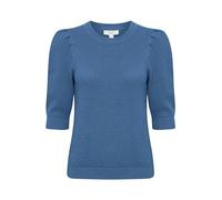 b.young BYMIKALA Jumper - Damen Strickpullover Feinstrick Kurzarm Pullover mit Rundhalsausschnitt, Größe:XL, Farbe:True Navy (194030)