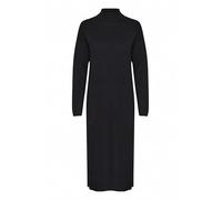 b.young BYMMMORLA Damen Strickkleid Feinstrickkleid Kleid Stehkragen elastisch Loose fit, Größe:M, Farbe:Black (200451)