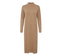 b.young BYMMMORLA Damen Strickkleid Feinstrickkleid Kleid Stehkragen elastisch Loose fit, Größe:M, Farbe:Sepia Tint Melange (1713141)