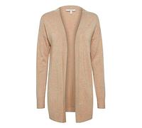 b.young BYMMPIMBAH Long Cardigan - 20811925 Damen Lange Strickjacke Feinstrick Cardigan Longstrickjacke, Größe:M, Farbe:Cement Melange (1407081)