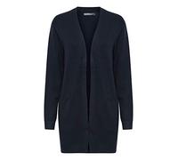 b.young BYNONINA Damen Lange Strickjacke Feinstrick Cardigan Longstrickjacke, Größe:2XL, Farbe:Copenhagen Night (80466)