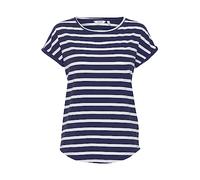 b.young BYPAMILA Oneck Tshirt - 20809561 Damen T-Shirt, Größe:S, Farbe:Copenhagen Night Mix (200457)