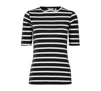 b.young BYPAMILA Stripe Tshirt - 20811087 Damen T-Shirt, Größe:S, Farbe:Off White Mix (200450)
