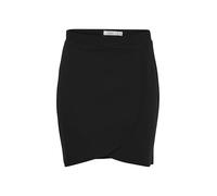 b.young BYParrin Damen Rock Minirock mit asymmetrischen Saum leicht elastisch Regular fit, Größe:M, Farbe:Black (200451)