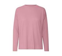 b.young BYPesina Damen Longsleeve Langarmshirt Shirt mit Rippkragen leicht elastisch Loose fit, Größe:XL, Farbe:Foxglove (161710)