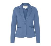 b.young BYRizetta Damen Blazer Jackenblazer Anzugsblazer mit Stretch Reverskragen 1-Knopf-Form Paspeltaschen Slim fit, Größe:36, Farbe:Blue Horizon (183929)