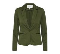 b.young BYRizetta Damen Blazer Jackenblazer Anzugsblazer mit Stretch Reverskragen 1-Knopf-Form Paspeltaschen Slim fit, Größe:40, Farbe:Rifle Green (190419)