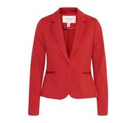 b.young BYRizetta Damen Blazer Jackenblazer Anzugsblazer mit Stretch Reverskragen 1-Knopf-Form Paspeltaschen Slim fit, Größe:38, Farbe:Scarlet Sage (191559)