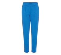 b.young BYRIZETTA Pleat Pants Damen Hose Stoffhose mit Stretch Joggpant elastischer Bund mit Tunnelzug und Bundfalten Regular-Fit, Größe:M, Farbe:Strong Blue (184051)
