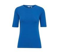 b.young Damen T-Shirt Slim Fit Ellenbogen-Länge Rundhalsausschnitt Shirt, Farben:Blau-2, Größe:XXL
