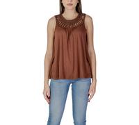 B.young Damen Tank-Top Braun Frühling/Sommer 100% Viskose - Größe: M