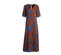 B.young Sommerkleid Blau V-Ausschnitt Viskose - Größe: 38