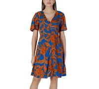 B.young ** Sommerkleid Blau V-Ausschnitt** - Größe: 34