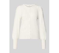 b.young Strickjacke aus Viskose-Mix Modell 'MANINA' in Offwhite, Größe S