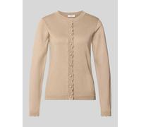 b.young Strickjacke aus Viskose-Mix Modell 'MORLA' in Beige, Größe XL