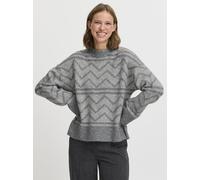 B.Young Strickpullover BYOMEA Damen grau, M
