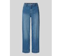 B.Young Wide Fit Jeans mit Eingrifftaschen Modell 'Komma' in Blau, Größe 34