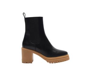 BA&SH Bottines Bi Couleur Clare Noir Größe: 41 | Stiefel Outlet | Damen