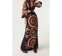 BA&SH Robe Falva Noir Größe: S | Maxikleider Outlet | Damen