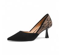 BAADCUP chönheit Der BHigh Heels Sexy Pumps Damen Schwarz Elegant Pumps Einfachheit und Mode Können Die Seinlinien Effektiv Präsentieren (schwarz,35)