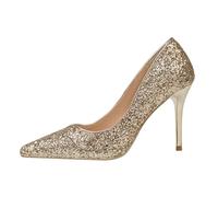 BAADCUP Glitzer Damen High Heels Sexy Pumps Kann Die Schönheit Der Beinlinien Effektiv Präsentieren (golden,39)