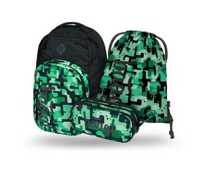 BAAGL 3 SET COOLMATE GREEN Schulset, grün, größe os